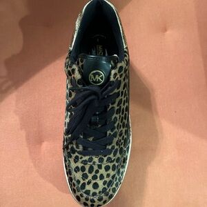 Michael Kors Black and Gold Sneakers